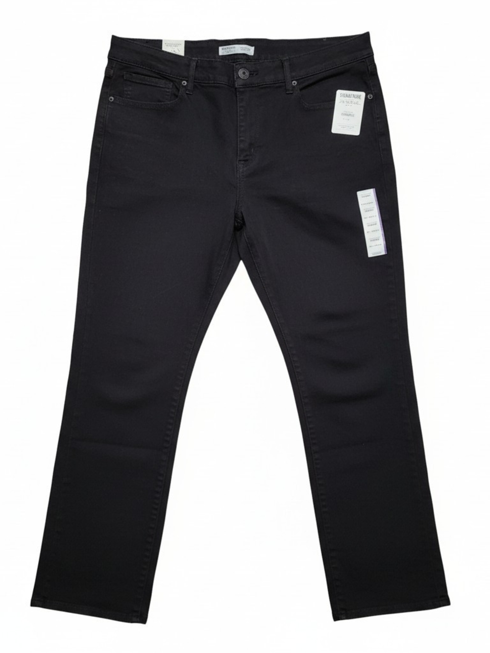 Signature by Levi Strauss Black Shaping Straight Jeans-Womens 18S 34x30 / NWT